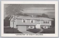 Advertising~Lexington~Equity Builders Model Homes~Glen Ellyn IL~Vintage Postcard picture