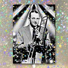 Tommy Dorsey Holographic Headliner Sketch Card Limited 1/5 Dr. Dunk Signed picture
