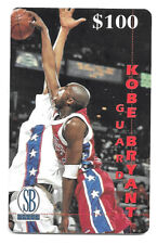 1996 Scoreboard Kobe Bryant $100. Rookie Phone Card SP 658/999 picture