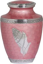 Beautiful Pink Shell Adult Human Large Cremation Funeral Ash Keepsake Homage Urn picture
