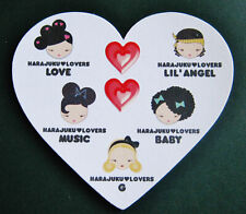 RARE HARAUKU LOVERS HEART-SHAPE PERFUME CARD, MUSIC, LIL ANGEL, G (GWEN STEFANI) picture
