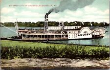 Postcard Steamer City of Louisville in Louisville, Kentucky picture