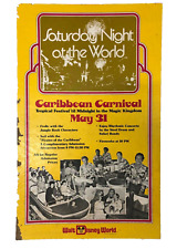 Disney Saturday Night Caribbean Carnival Cardboard Display Stand Advertisement picture