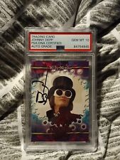 Johnny Depp Signed Charlie and the Chocolate Factory Card PSA/DNA Gem mint 10 picture