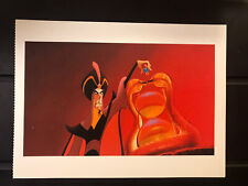 POSTCARD UNPOSTED DISNEY, ALADDIN 1992 JAFAR TRIES TO FIND DIAMOND IN THE ROUGH picture