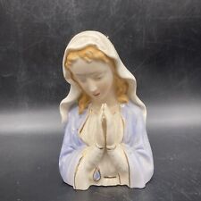 VTG praying Mary/Madonna porcelain planter Japan picture