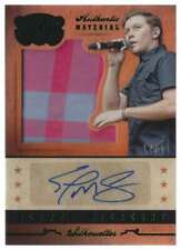 2015 Country Music Silhouette Signature Materials Green Scotty McCreery Auto picture