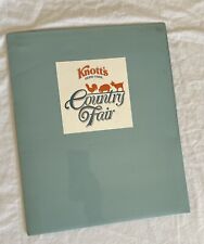 Vintage Knotts Berry Farm Country Fair Press Packet Complete RARE TANYA TUCKER picture