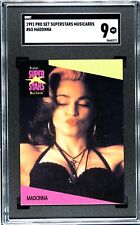 1991 Pro Set Superstars Madonna #65 MusiCards | SGC 9 picture