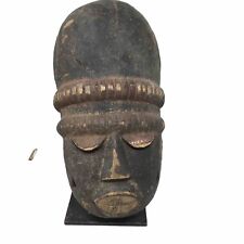 Antique West African Tribal Mask 13”x7” Carved Wood picture