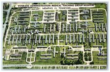 1955 Veterans Administration Medical Teaching Group Hospital Memphis TN Postcard picture