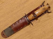Extremely Rare WWII USMC Paramarines Close Combat Fighting Knife M6 Scabbard picture
