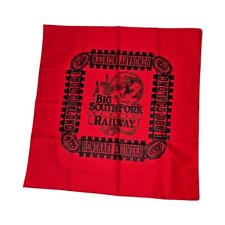 BIG SOUTH FORK SCENIC RAILWAY HONORARY ENGINEER KENTUCKY SOUVENIR  NECKERCHIEF  picture