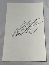 Yes Drummer Alan White Autograph 3x5 Card In Person Late 1980's picture