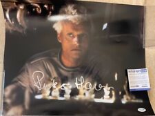 RUTGER HAUER SIGNED LARGE BLADE RUNNER PHOTO ALSO ACOA picture