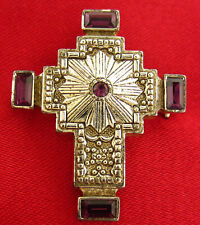 Vintage CROSS Pin SISTINE SALON VATICAN LIBRARY Collection Religious Pin Brooch picture