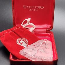 Waterford Frosted Crystal Christmas Tree “Memories of Christmas” Ornament  Rare picture