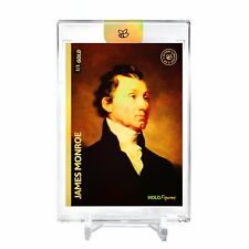 JAMES MONROE Art Holographic Card 2023 GleeBeeCo Holo Figures #JMWH *GOLD* 1/1 picture