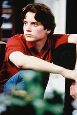 Elijah Wood Young Portrait In Red Shirt 11x17 Mini Poster picture