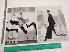 1994 Sexy Long Legs ankles feet shoes photo Max Mara Print Ad FRANCE 90's picture