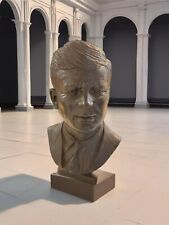 John F. Kennedy (JFK) Bust Statue 15” Tall, 20 Lbs. Plaster picture