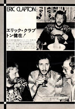 ERIC CLAPTON ELTON JOHN PETE TOWNSHEND 1974 CLIPPING JAPAN MAGAZINE ML 7J picture