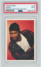 USHER 1998 Panini Smash Hits Stickers #138 PSA 9 Mint---pop 1 w/none higher picture