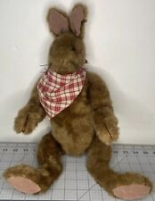 VTG 1994 Brown Brer Rabbit #3232 w/Scarf Linda Speigel Lohre Designs JA01-0294 picture