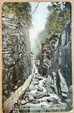 The Flume. Franconia Notch. White Mountains New Hampshire NH Vintage Postcard picture