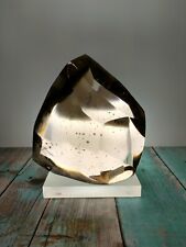 Andara Crystal Natural Cutting Light brown pink 4735gr with base for Decoration picture