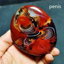 220.9g Natural Polished Banded Agate Crystal Madagascar 40X77 picture