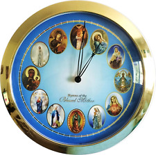Blessed Mother Mary Melody round Clock picture