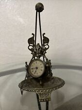 Trade Mark Parker Windup Brass Clock 44967 Patented Nov. 28, 1876. picture