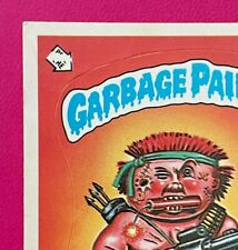 1986 Topps GPK Garbage Pail Kids 156a WARRIN WARREN Trading Card PEEL HERE ERROR picture