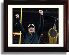 Kirby Smart - Championship Trophy - Georgia Football - 16x20 Gallery Frame picture