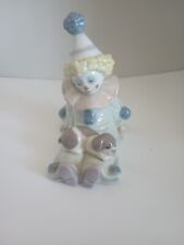 Lladro Retired “Pierrot with Sleeping Puppy” # 5277 Figurine Made in Spain clown picture