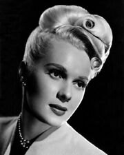 Adele Jergens 1940's Breathtaking Glamour Portrait Updo Hair Pearls 8x10 Photo picture