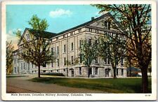 Columbia Tennessee TN, 1941 Main Barracks, Columbia Military Academy, Postcard picture