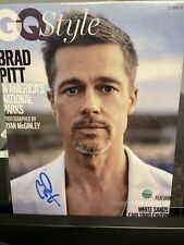 Brad Pitt Signed/Auto 8x10 Photo GQ Magazine W/ COA Hologram PC Authentication picture
