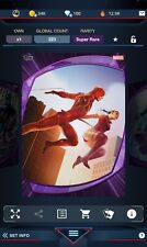 Topps Marvel Collect Digital SUPER RARE DAREDEVIL & ELEKTRA PURPLE MOTION... picture