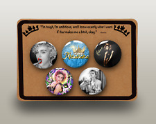 Madonna Badge Pin Button Pack - Set of 5 x 32mm gift packaged badges picture