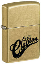 Zippo Eric Clapton Logo Street Brass Windproof Lighter, 46162 picture