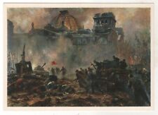 1976 WW2 Military War storming of the Reichstag BERLIN RKKA OLD Russian Postcard picture