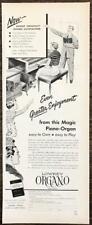 1952 Lowrey Organo Piano-Organ PRINT AD Even Greater Enjoyment picture