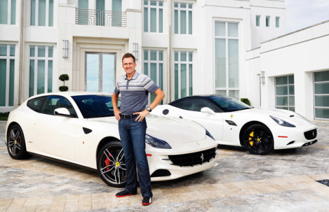 Ian Poulter and His Ferrari Collection