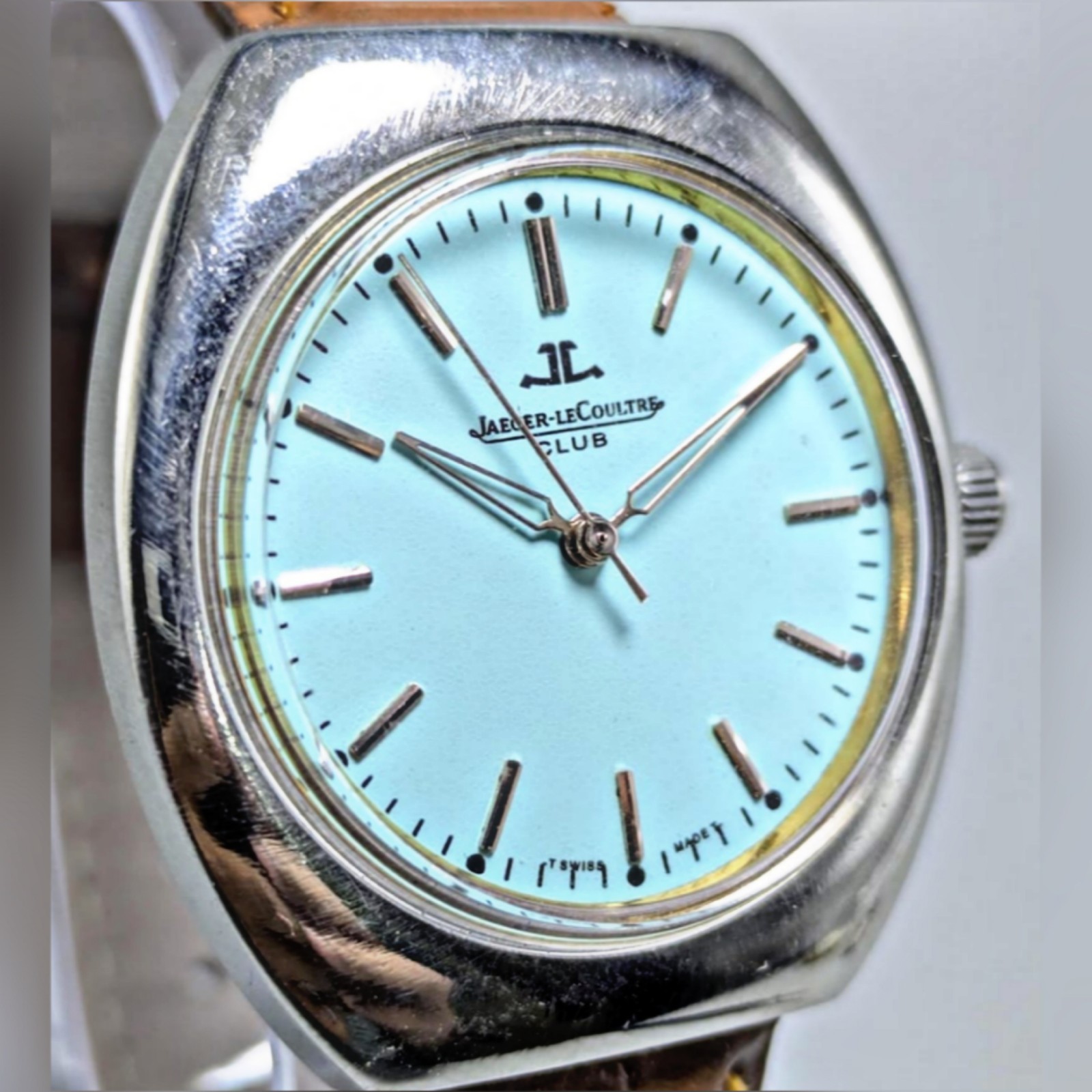 vintage Jaeger-LeCoultre Club manual winding blue dial | Swiss made | men Watch vintage Jaeger-LeCoultre Club manual winding blue dial | Swiss made | men Watch