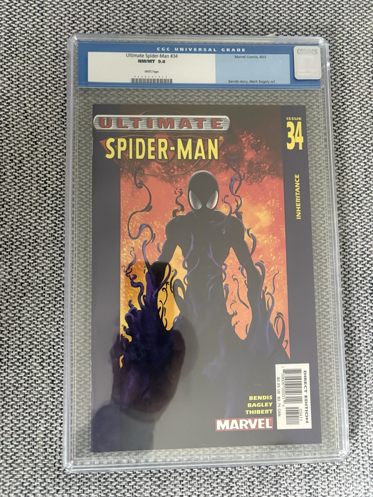 Ultimate Spider-Man #34 CGC 9.8 White Page Marvel Comics