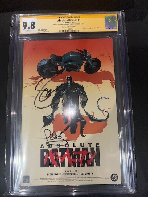 ABSOLUTE BATMAN #1 JAVIER FERNANDEZ SIGNED SYNDER 2X VARIANT COMIC CORNER AKIRA ABSOLUTE BATMAN #1 JAVIER FERNANDEZ SIGNED SYNDER 2X VARIANT COMIC CORNER AKIRA