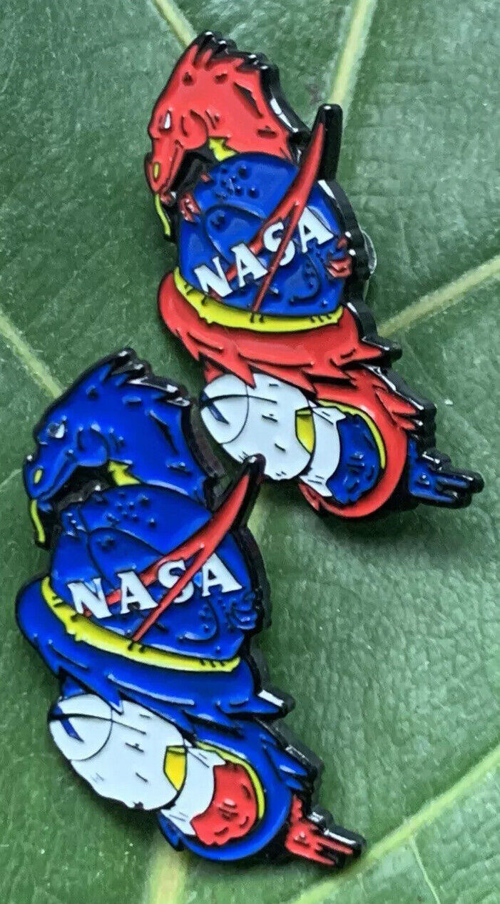 SpaceX Double Dragons CREW-1 NASA Mission Launch Enamel Pin 2 Piece Set RARE SpaceX Double Dragons CREW-1 NASA Mission Launch Enamel Pin 2 Piece Set RARE