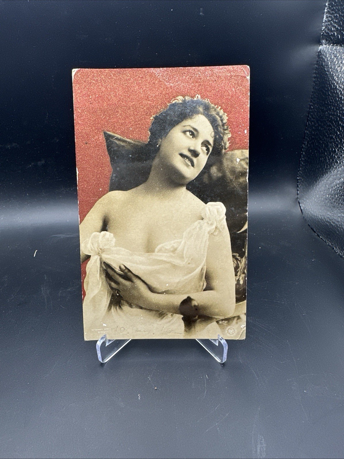 1907 Antique RPPC Glamour Postcard Draped Beauty Portrait Rotograph Co Germany 1907 Antique RPPC Glamour Postcard Draped Beauty Portrait Rotograph Co Germany